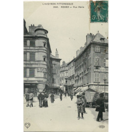 CPA - Rodez - Rue Marie