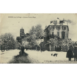CPA - Rodez sous la Neige -...