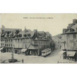 CPA - Rodez - Carrefour...