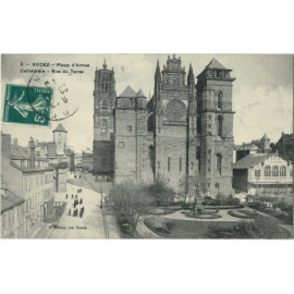 CPA - Rodez - Place d'Armes...