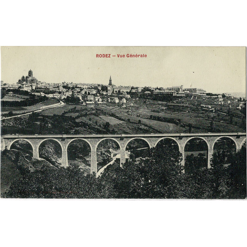 CPA - Rodez - Vue Générale - 1920