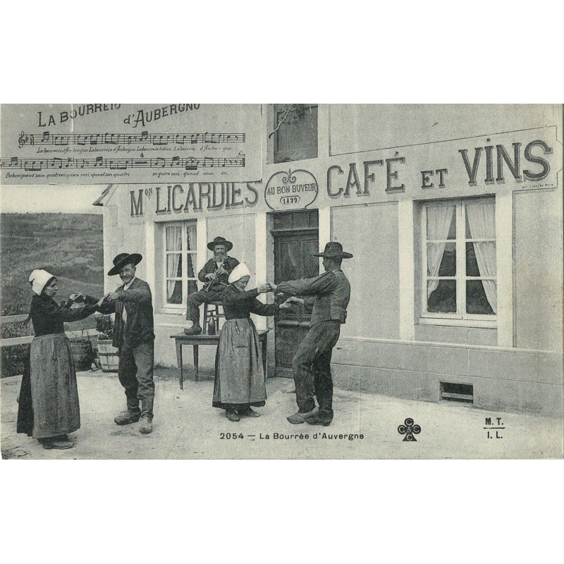 CPA - La Bourrée d'Auvergne