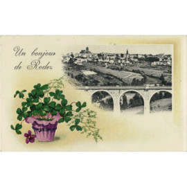 CPA - Un Bonjour de Rodez
