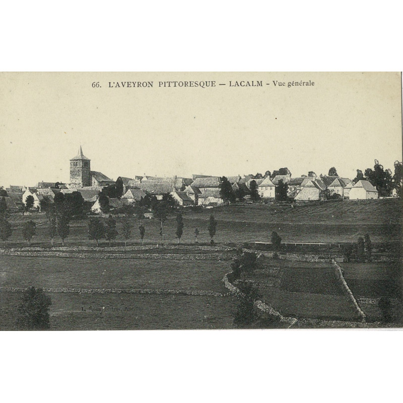 CPA - Lacalm - Vue Générale