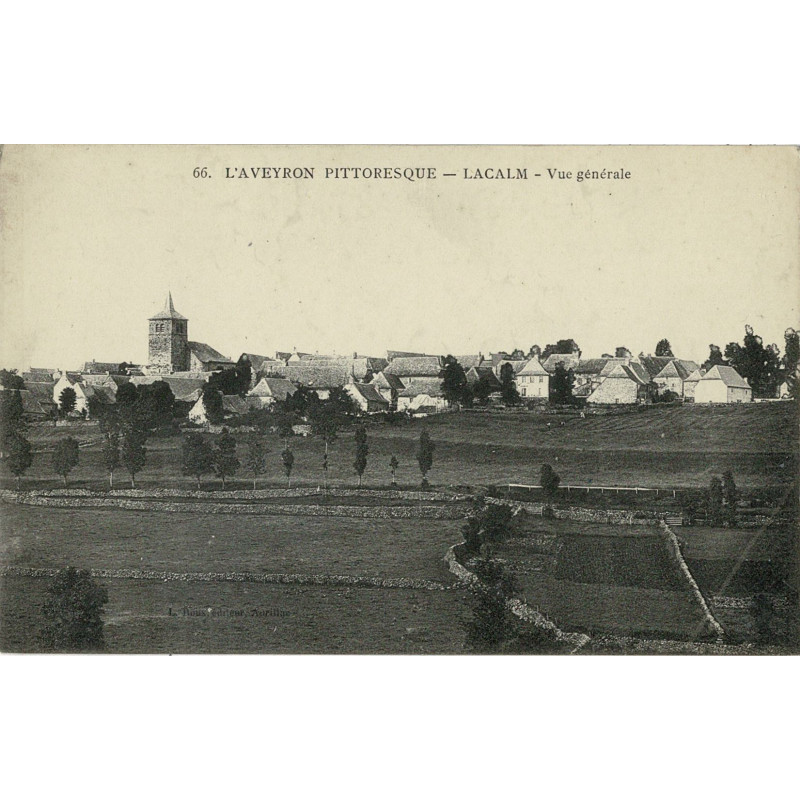 CPA - Lacalm - Vue Générale N°65