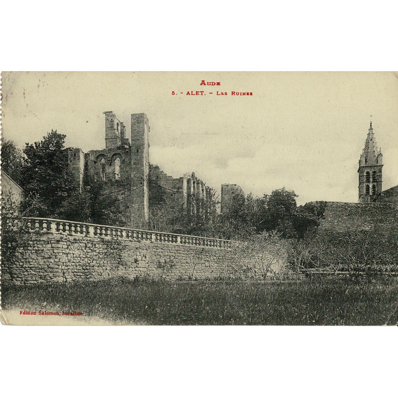 CPA - Alet - Les Ruines