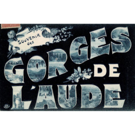 CPA - Souvenir des Gorges...
