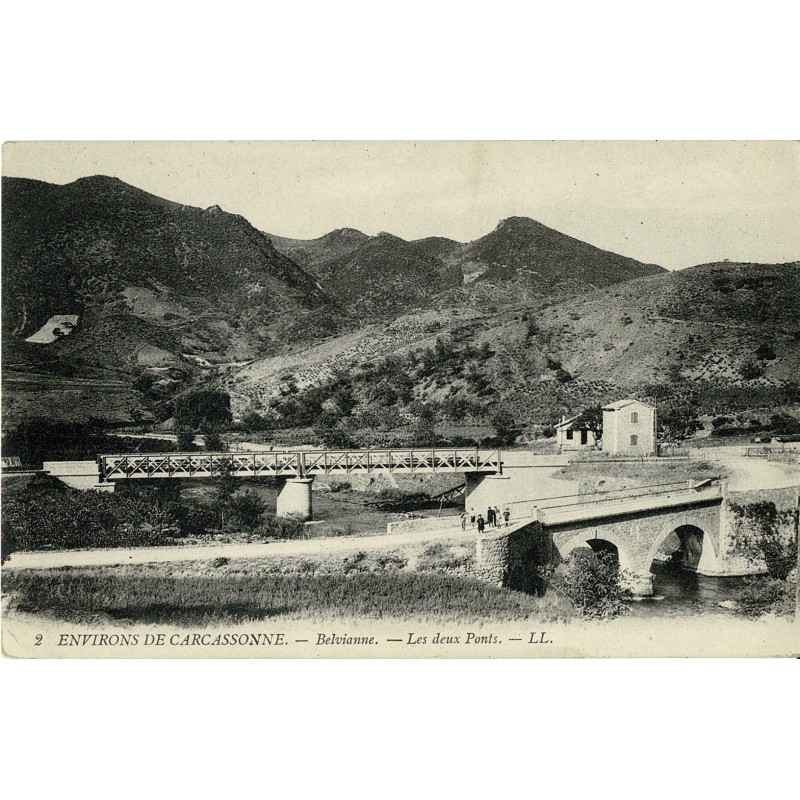 CPA - Belvianne - Les deux Ponts