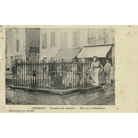 CPA - Coursan - Fontaine...
