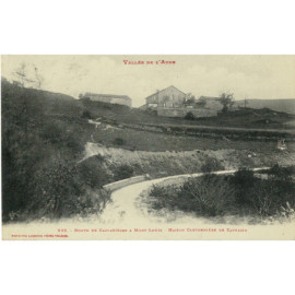 CPA - Route de Carcanières...