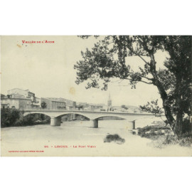 CPA - Limoux - Le Pont Vieux