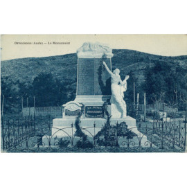 CPA - Ornaisons - Le Monument