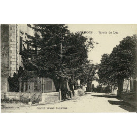 CPA - Ornaisons - Route de Luc