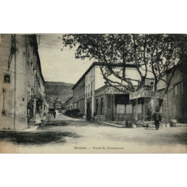 CPA - Quillan - Route de...