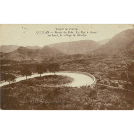 CPA - Quillan - Route de...