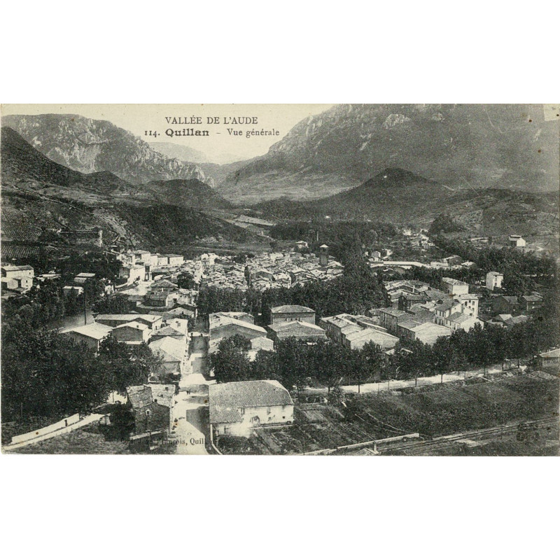 CPA - Quillan -Vue Générale N° 114