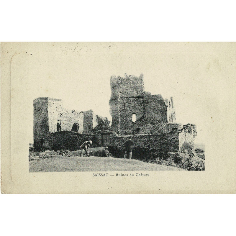 CPA - Saissac - Ruines du Château
