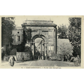 CPA - Carcassonne - Porte...