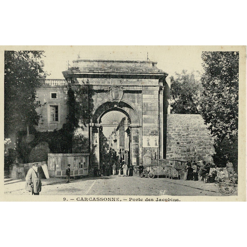 CPA - Carcassonne - Porte des Jacobins