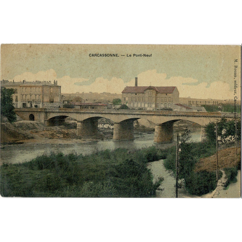 CPA -Carcassonne - Le Pont-Neuf