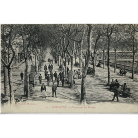CPA - Narbonne - Promenade...