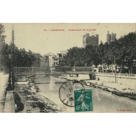CPA - Narbonne - Passerelle...