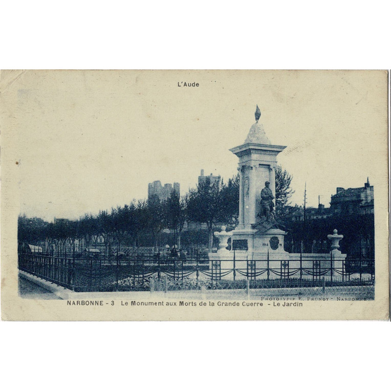 CPA - Narbonne - Le Monument aux Morts