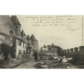 CPA - Carcassonne - Rue des...