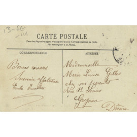 CPA - Arlesienne aux Alyscams