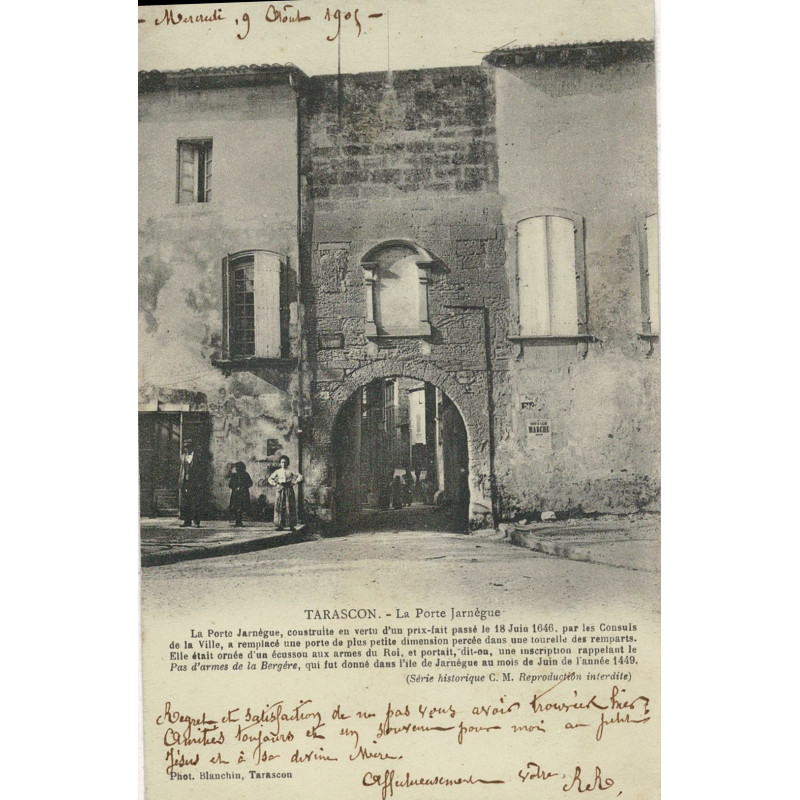 CPA - Tarascon - La Porte Jarnègue