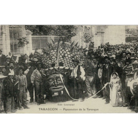 CPA - Tarascon - Procession...