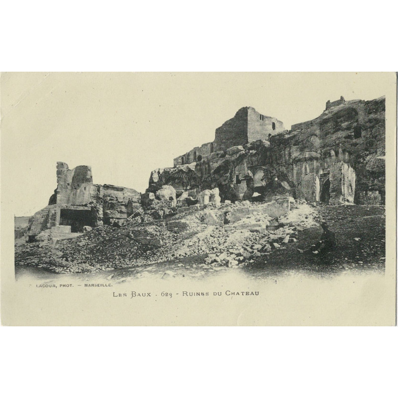 CPA - Les Baux - Ruines du Château