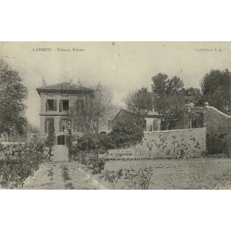 CPA - Lambesc - Château Bidaine