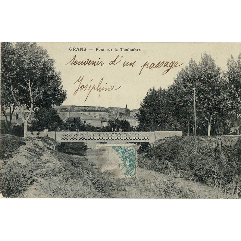 CPA - Grans - Pont sur la Touloubre