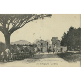 CPA - Camp de Carpeigne - Grand'Rue