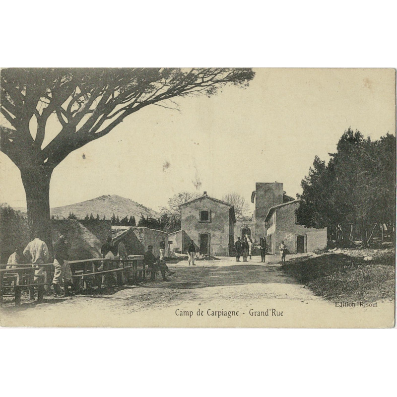 CPA - Camp de Carpeigne - Grand'Rue