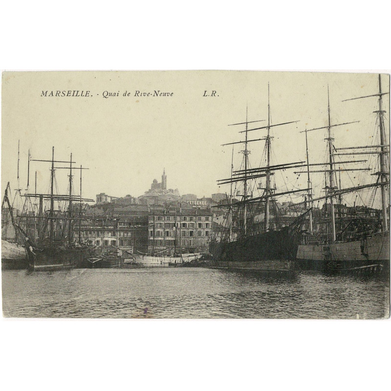 CPA - Marseille - Quai de Rive-Neuve