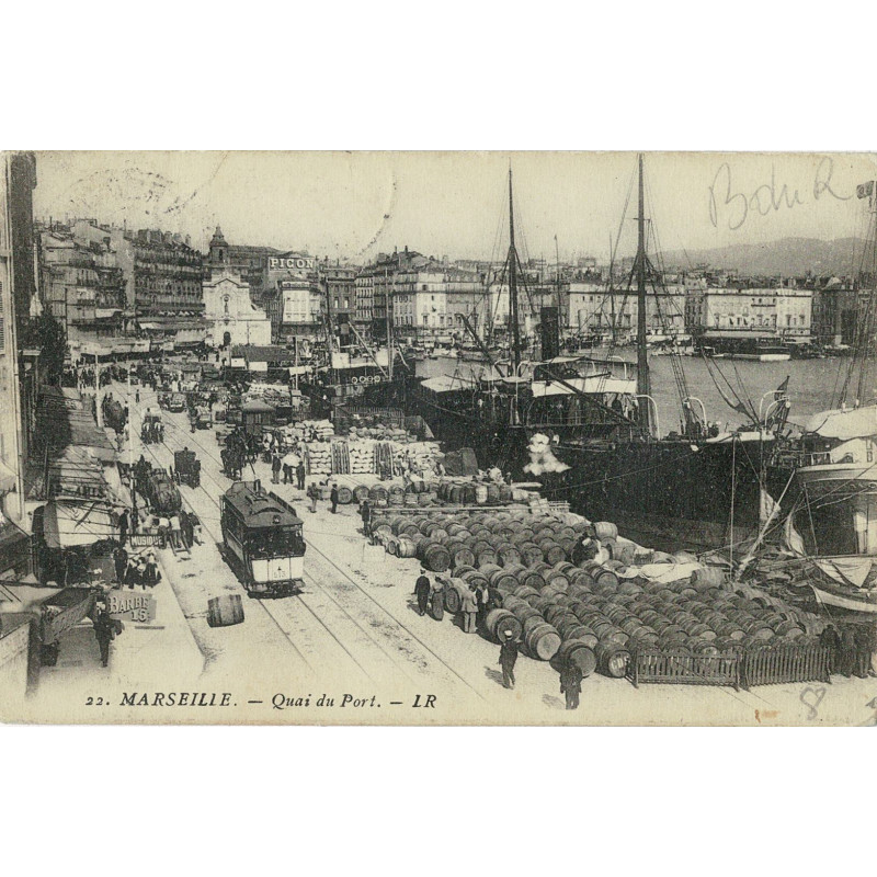 CPA - Marseille - Quai du ort