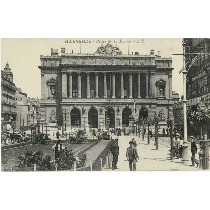 CPA - Marseille - Place de la Bourse