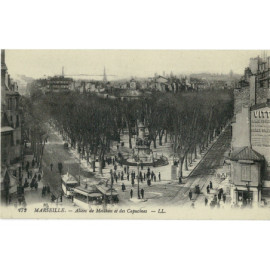 CPA - Marseille - Allées...