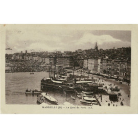CPA - Marseille - Le Quai...