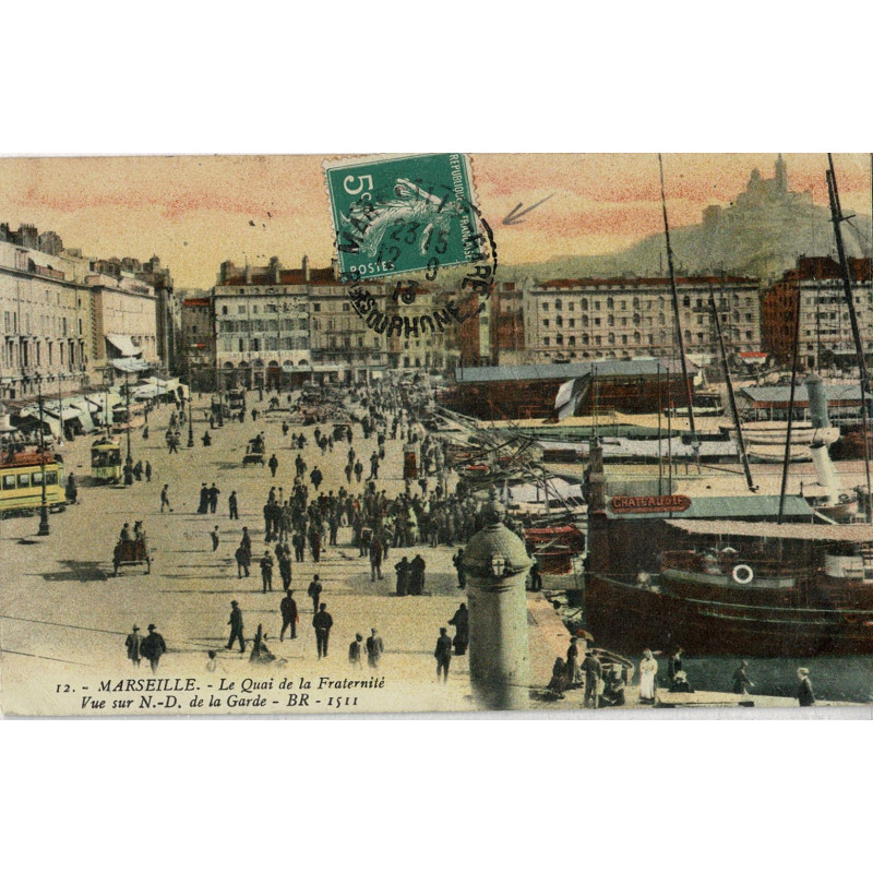 CPA - Marseille - Quai de la Fraternité