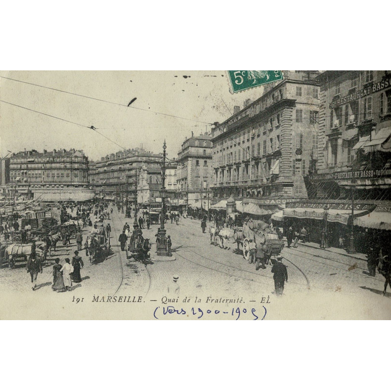 CPA - Marseille - Quai de la Fraternité