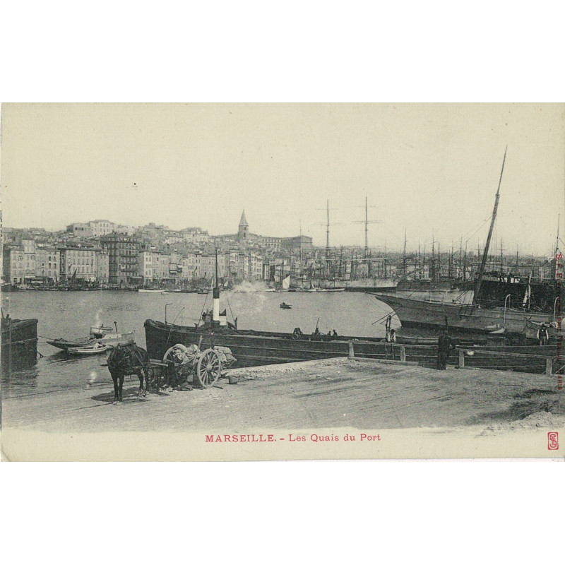 CPA - Marseille - Les Quais du Port