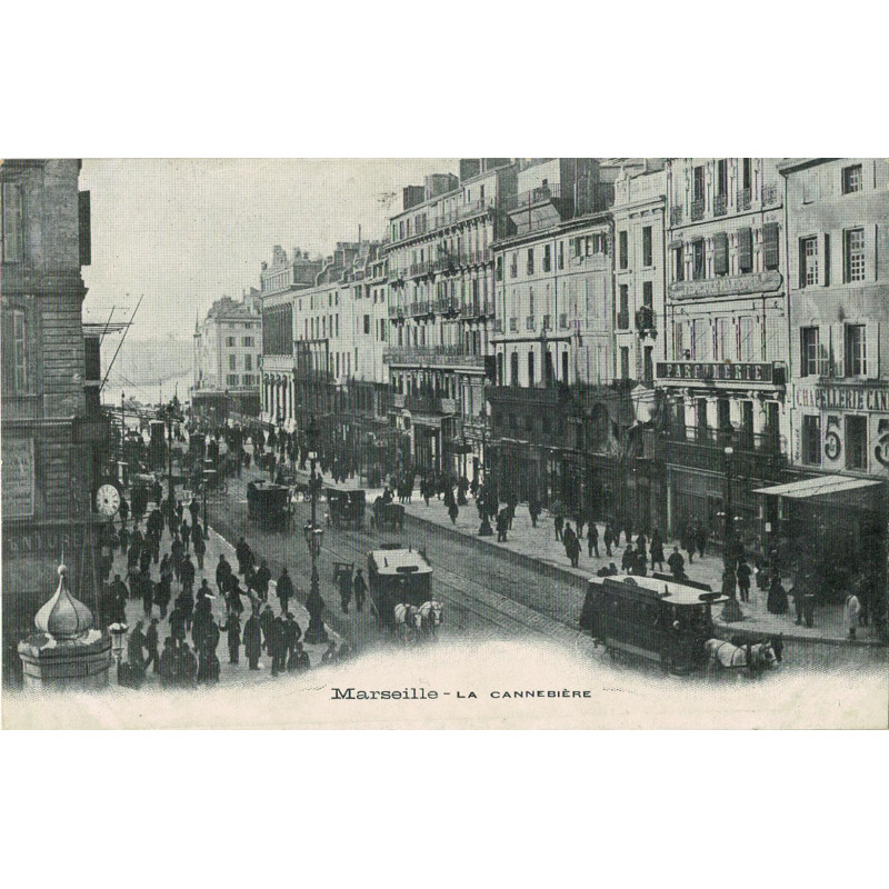 CPA - Marseille - La Cannebière -