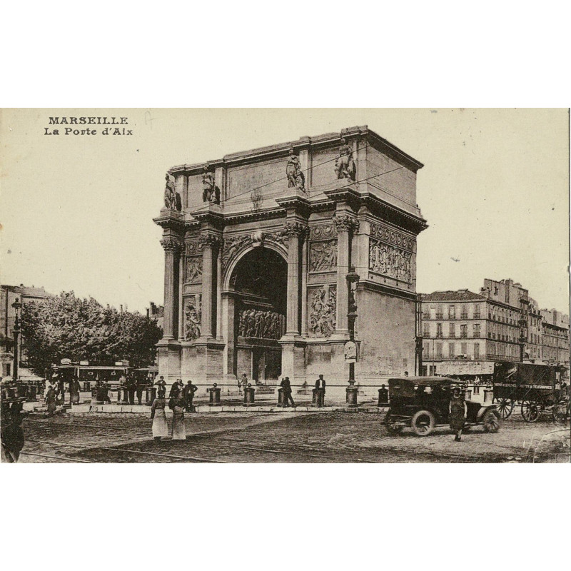 CPA - Marseille - La Porte d'Aix
