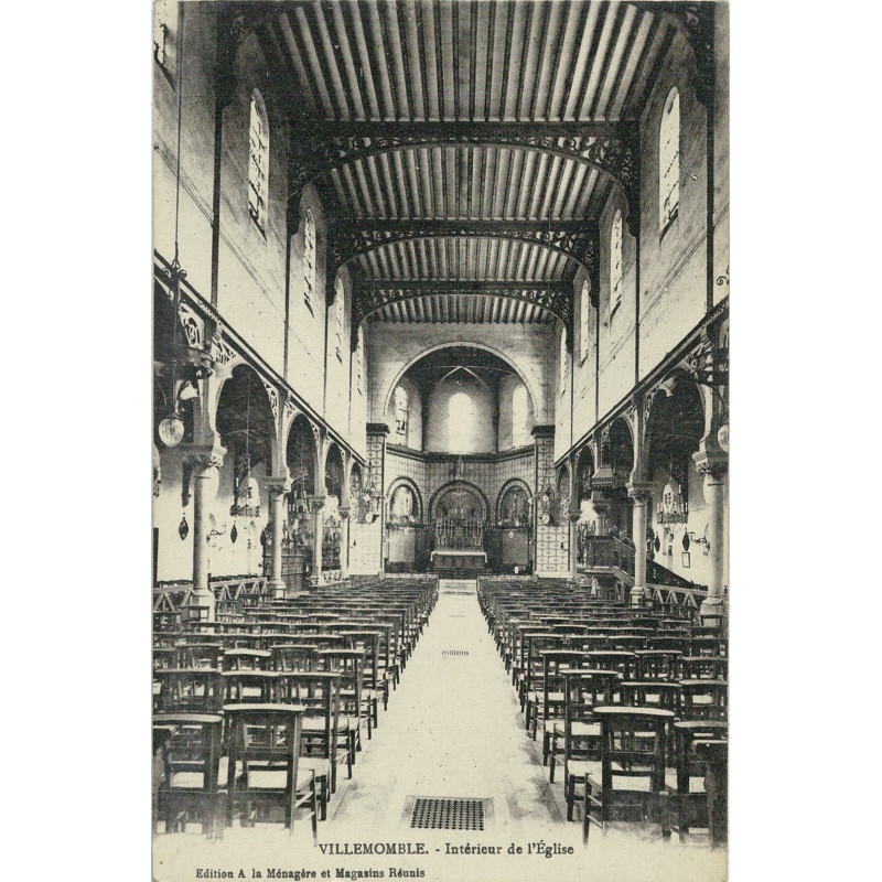 CPA - Villemomble - Intérieur de l'Église