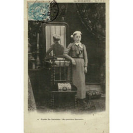 CPA - Normandie - études de...
