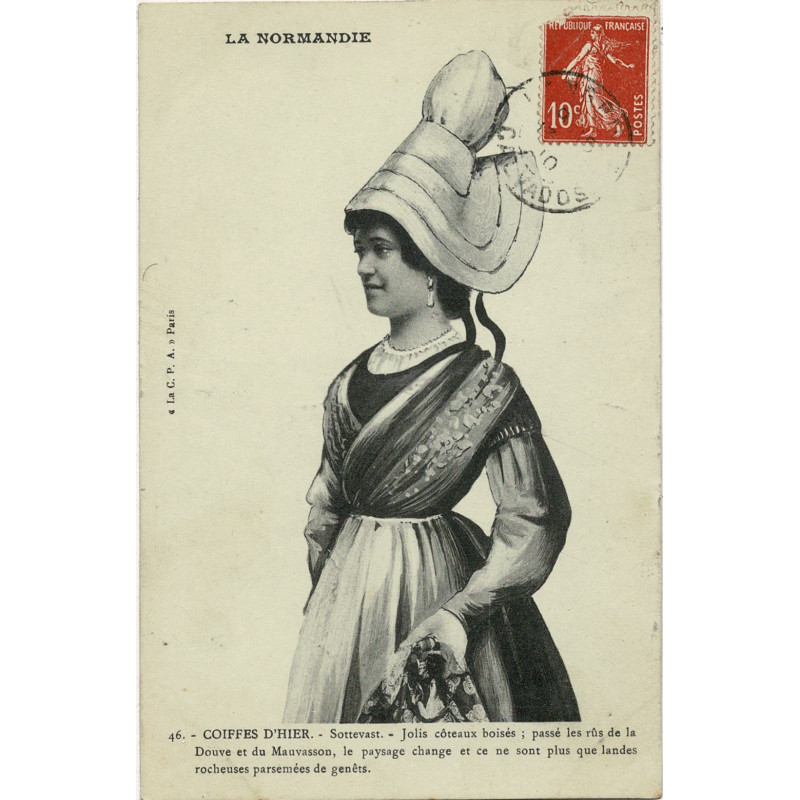 CPA - La Normandie - Coiffes d'Hier