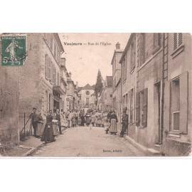 CPA - Vaujours - Rue-Église